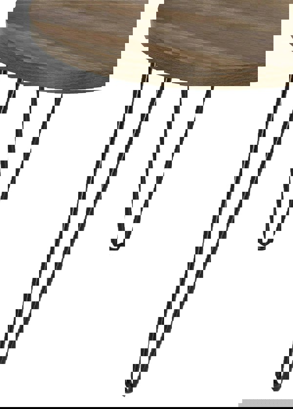 Dorel Home Owen Retro Round End Table Walnut