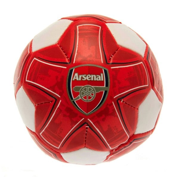 Arsenal FC Crest Soft Mini Football - Red/White