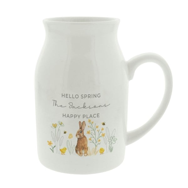 Personalised Memento Company Personalised Spring Bunny Jug Vase