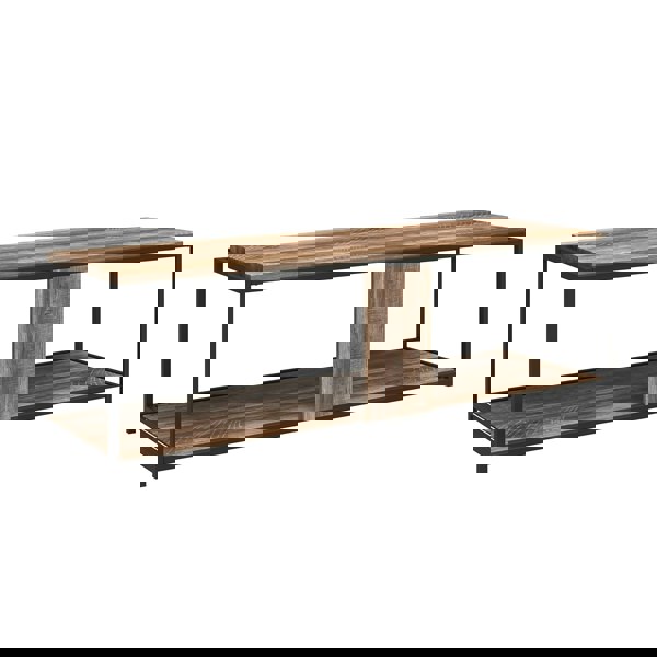 Dorel Home Quincy TV-Stand in Weathered Oak