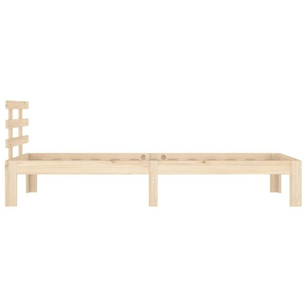 Berkfield Bed Frame Solid Wood 90x190 cm Single