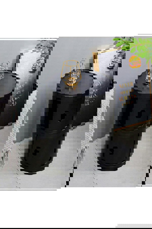 Living and Home Multi-Tiered Plastic Storage Drawer Unit