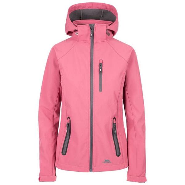Trespass Womens/Ladies Bela II Waterproof Soft Shell Jacket - Rose Blush - 