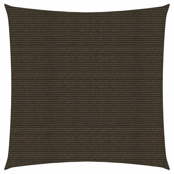 Berkfield Sunshade Sail 160 g/m�__ Brown 7x7 m HDPE
