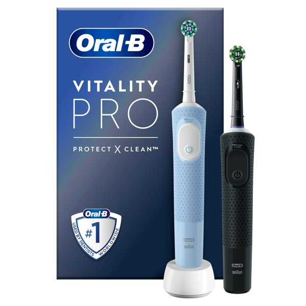 Oral-B Pro Vitality Electric Toothbrushes - Black & Blue