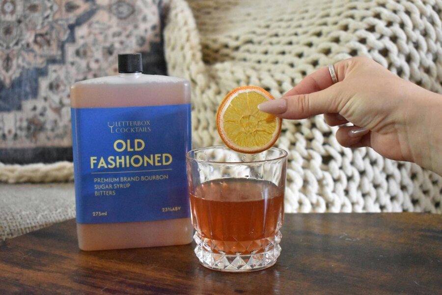 Letterbox Cocktails Old Fashioned Mini Cocktail - Premium Letterbox Cocktail Gift