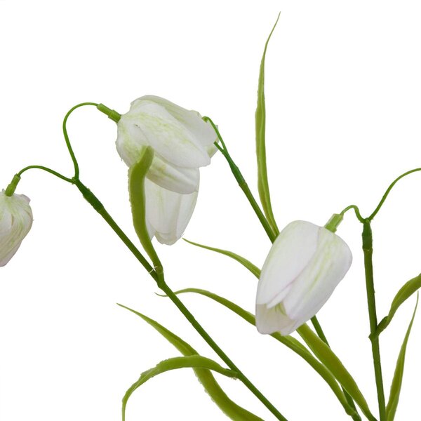 Wyld Haus Set of 3 Artificial Flowers White Fritillaria Stem
