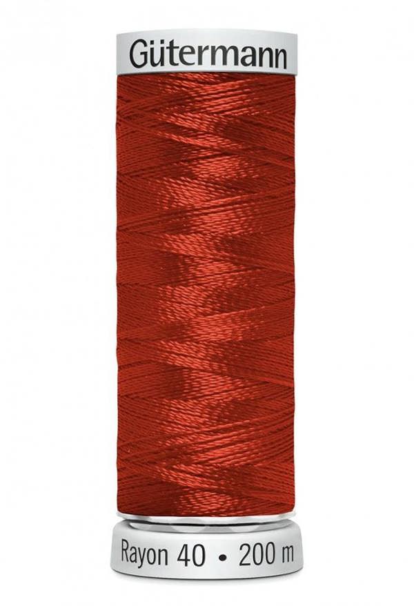 Gutermann No 40 Sulky Rayon Embroidery Thread 200m Rayon Thread Suitable For Embroidery