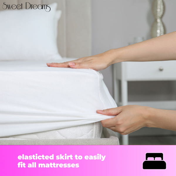 Sweet Dreams Electric Blanket Double Size - Plush Fleece Quilted - 10 Timer & 9 Heat Settings - Overheat Protection