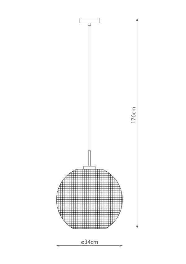 Pagazzi Lighting Daphne 1-Light Gold and Frosted Glass Pendant