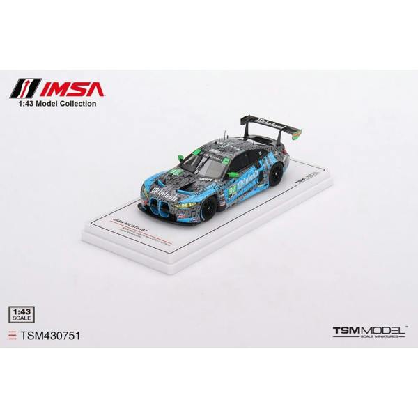 MCSlots BMW M4 GT3 #97 Turner Motorsport IMSA 2023 Laguna Seca GTD 2nd Place 1:43 Scale TSM430751