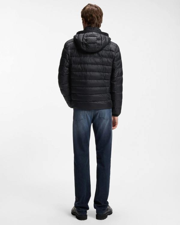 BOSS Orange Odenni Mens Water Repellent Padded Jacket - Black 001 | CHO | Designer Mens,Coats & Jackets,Padded Jackets