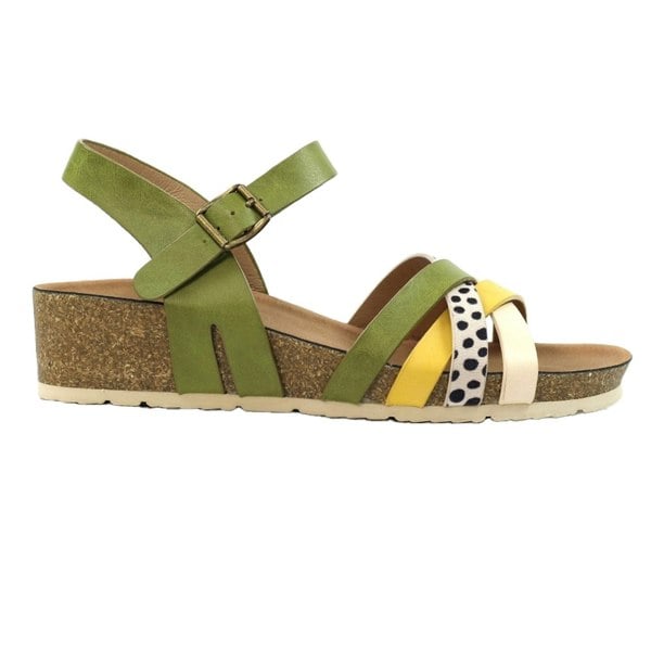 Lunar Womens/Ladies Selina Sandals - Green