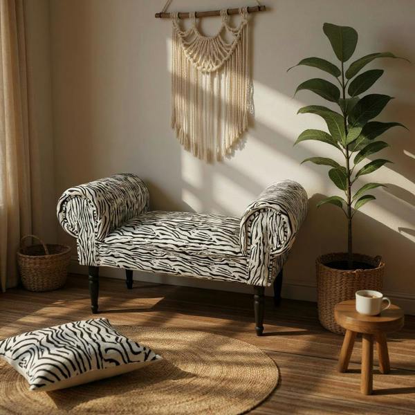 TIGER FABRIC  WINDOW SEAT