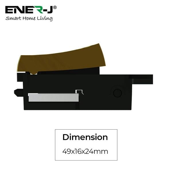 ENER-J 1G Grid Switch Compatible with Antique Brass Finish