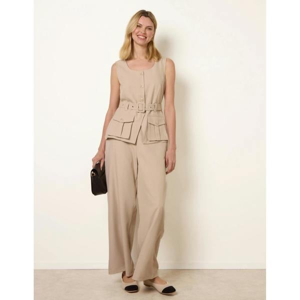 Blue Vanilla Tailored Pocket Two-Piece Co-Ord Set