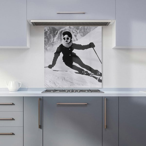 Warren Reed - Designer Glamorous Slopes of the 60s Kitchen Splashback