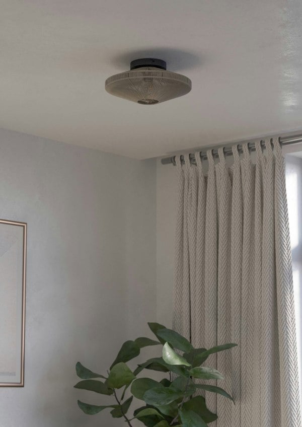 EGLO Midsumer Timeless Fabric Ceiling Light