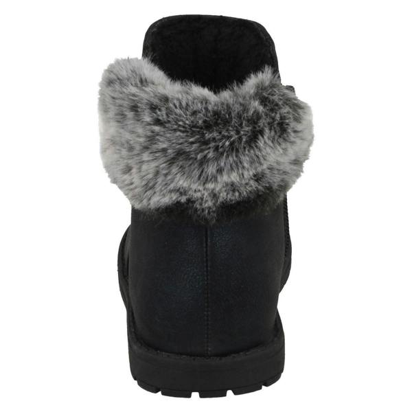 Spot On Girls Spot On Fur Collar Ankle Boots H4183