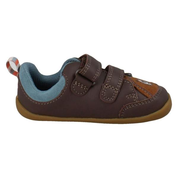 Clarks Boys Clarks Pre-Walking Bear Face Casual Shoes Roamer Eden