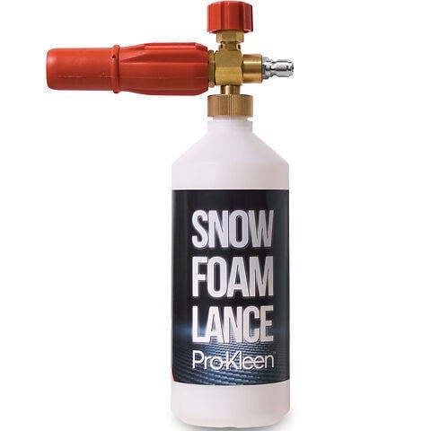 ProKleen Pro-Kleen Snow Foam Lance 1/4" Quick Release For Car Wash, Adjustable Nozzle High Pressure Washer Soap Dispenser Bottle 1L