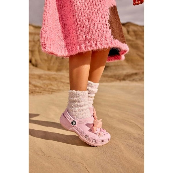 Crocs Kids' Classic Clog Thermoplastic Pink Milk Loafers