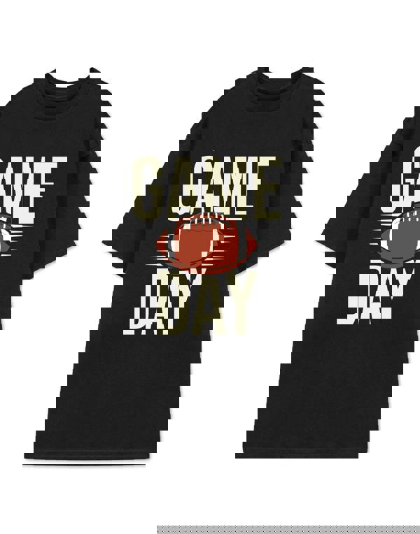 Show Me The Merch Unisex Black Game Day Short Sleeved T-Shirt