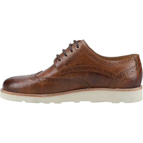 Hush Puppies Kendrick Leather Men's Tan Brogues Shoes