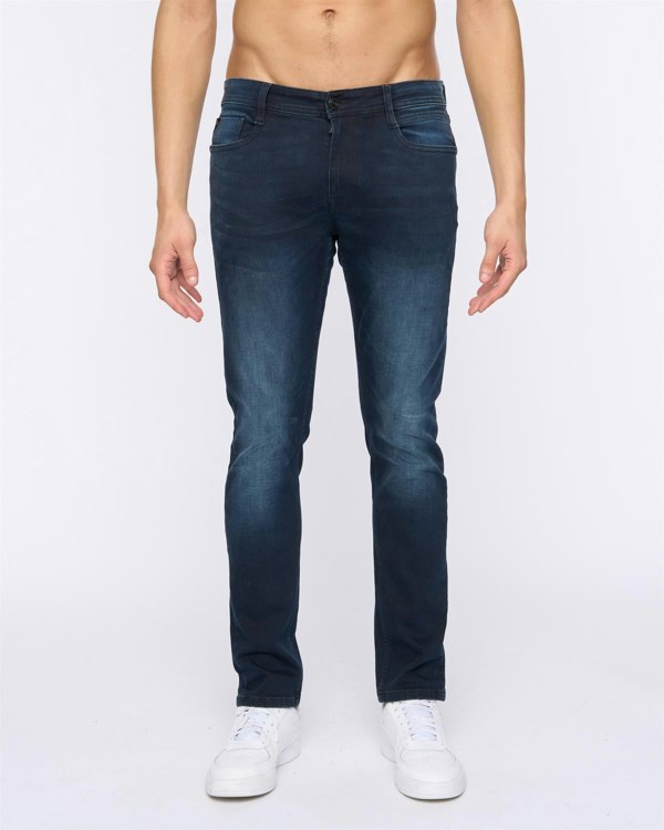 Duck and Cover Maylead Slim Fit Jeans Blue Black