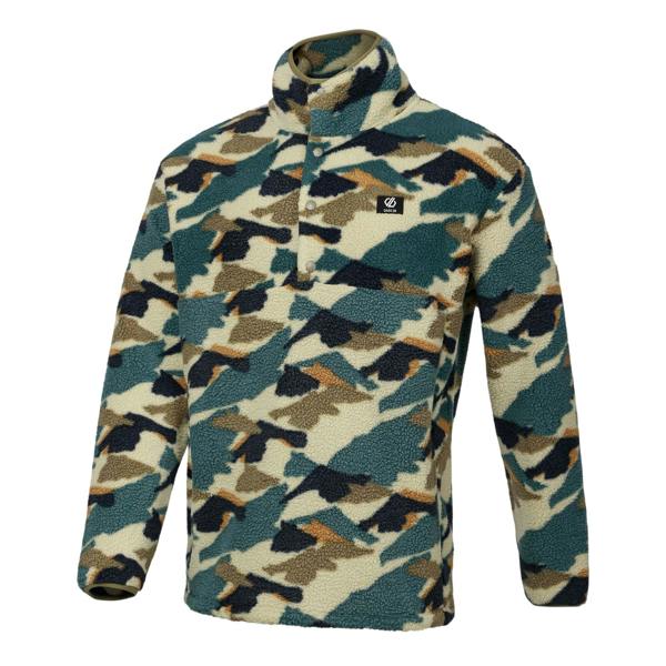 Dare 2B Mens Mountain Borg Quarter Zip Fleece Top - Mediterranea - 