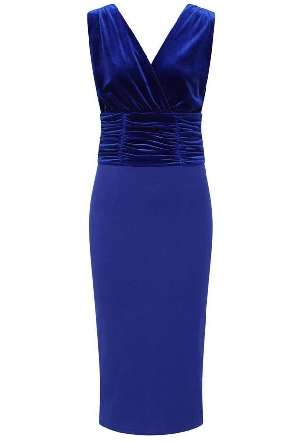 HotSquash Velvet Ruched Dress
