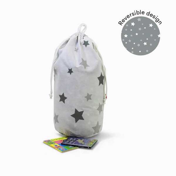 Multi Stars Toy Storage Bag Toy Bag - Happy Linen Company