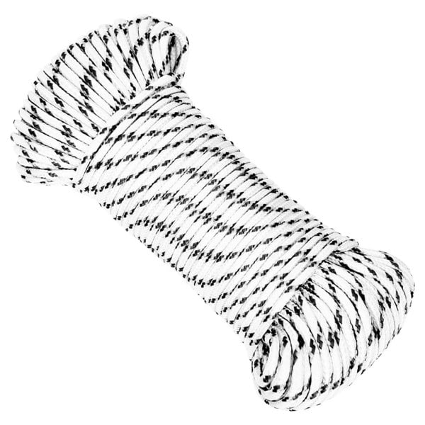 Berkfield Braided Boat Rope White 3 mmx500 m Polyester