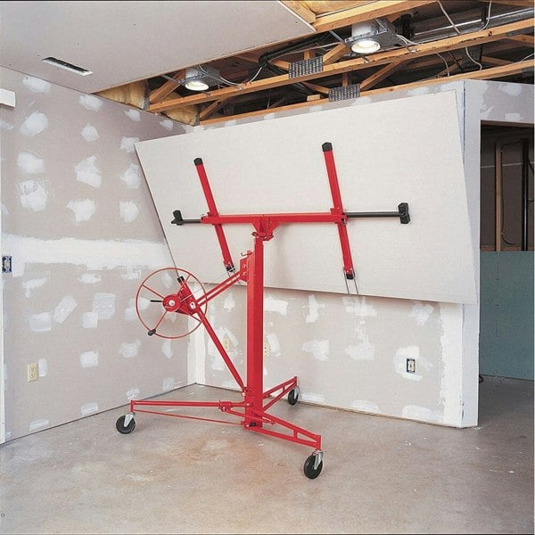 16FT Rolling Drywall Lifter Panel Hoist Jack Tool Cranes Living and Home