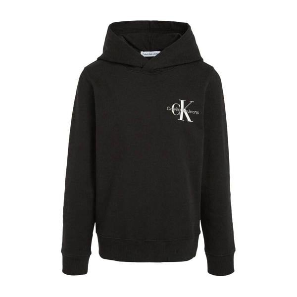 Calvin Klein Childrens/Kids Logo Hoodie - Black - 