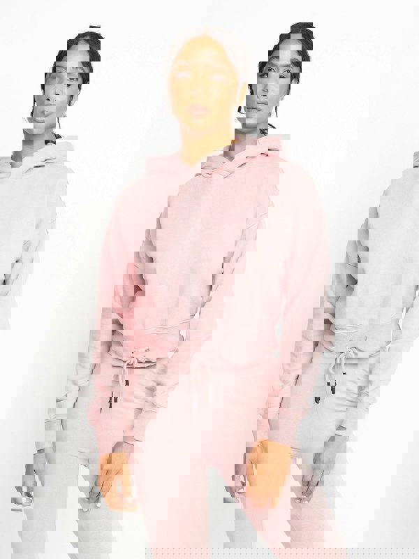 Crosshatch Ladies Jacklight Hoodie Dusty Pink
