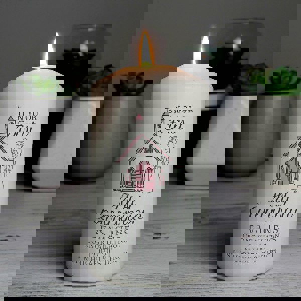 Personalised Memento Company Personalised Girls First Holy Communion Pillar Candle