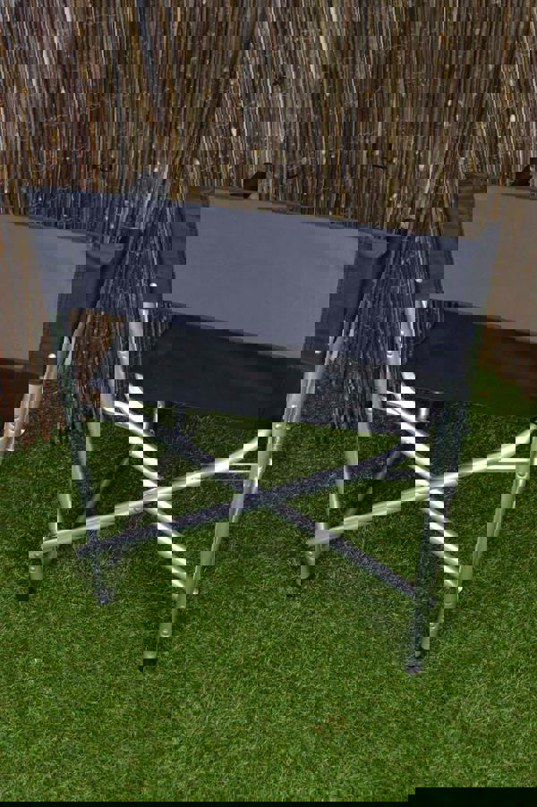 Samuel Alexander Aluminium & Canvas Directors Garden / Camping Chair - Black