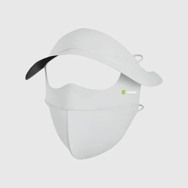 Anniou Sun Protective Wide Brim Face Mask - one-size - Light Gray