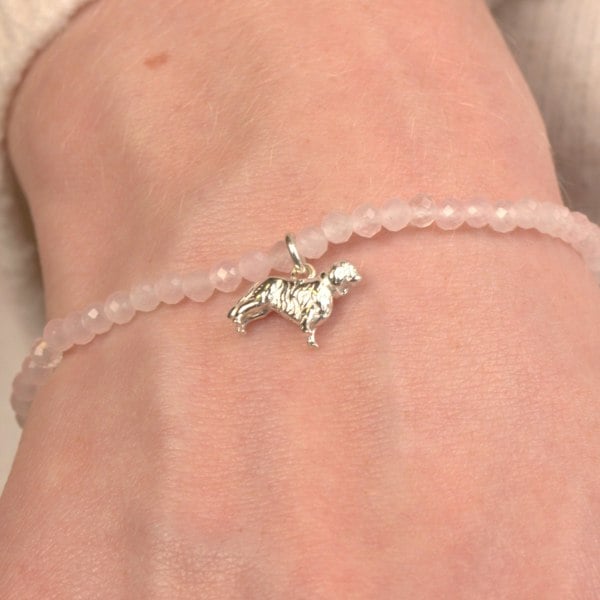 Mylee London King Charles Spaniel Crystal Bracelet - Personalised