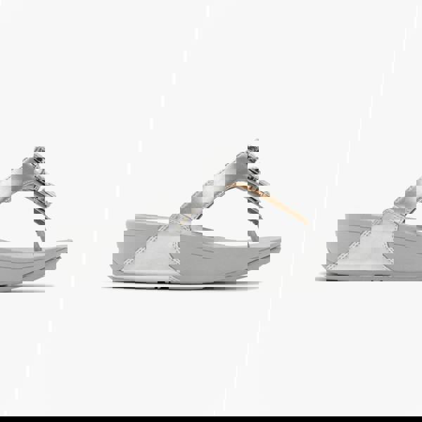 FitFlop FitFlop LULU ULTRA Womens Toe-Post Sandals Silver