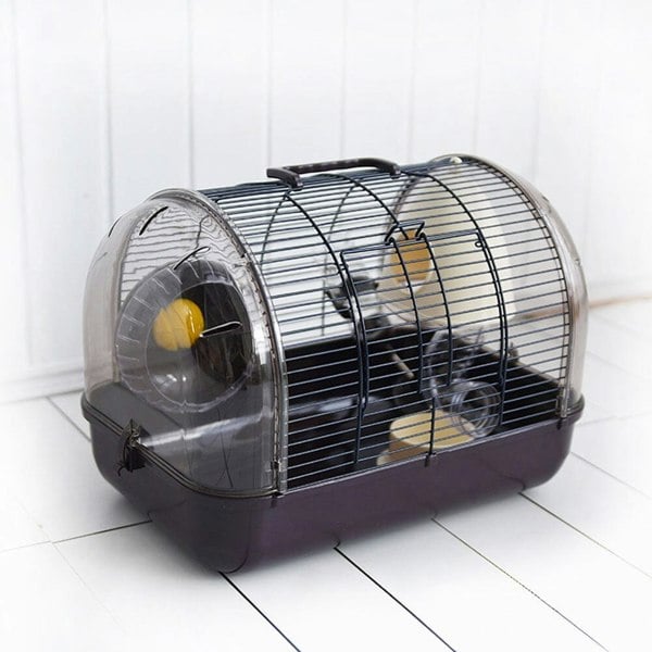 Crystal Hamster Cage: Stylish and Comfortable Outdoor Habitat Living and Home