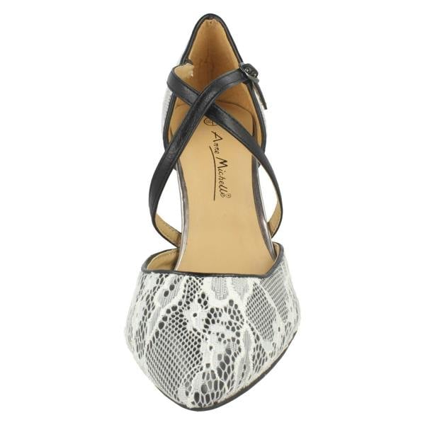Anne Michelle Ladies Anne Michelle Pointed Toe Court Shoes