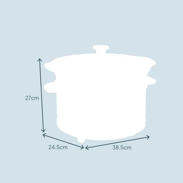 Cooks Professional 6.5L Digital Slow Cooker | Black