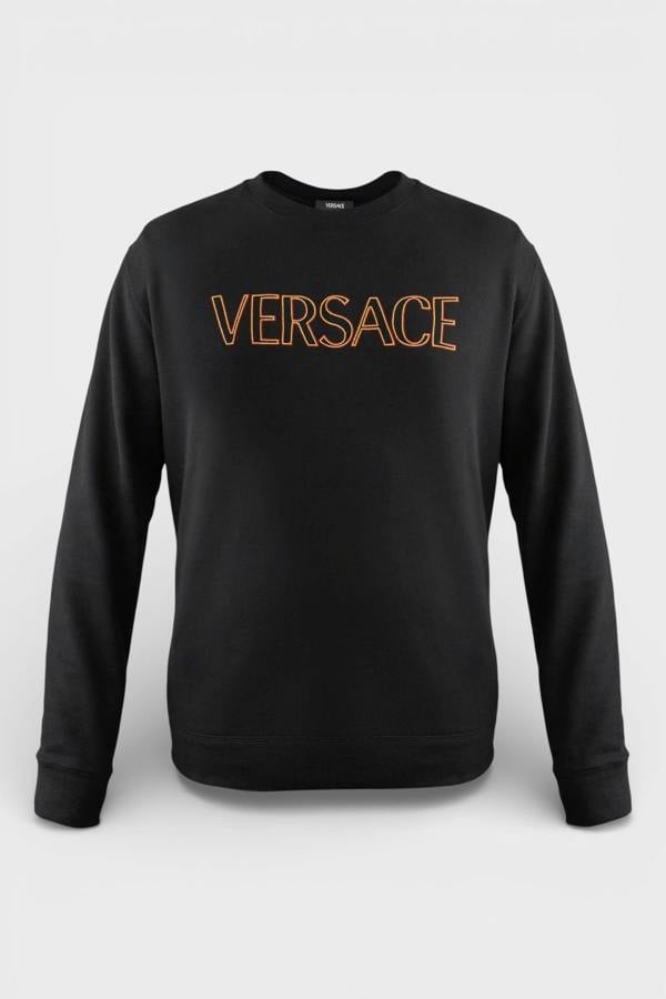 Versace Logo Sweatshirt Black