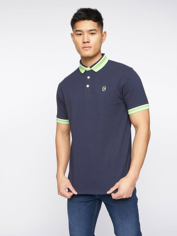 Crosshatch Cratmoore Polo Navy