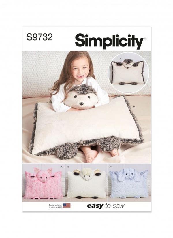 Simplicity Sewing Pattern 9732, Toys, Cushions One Size - Easy