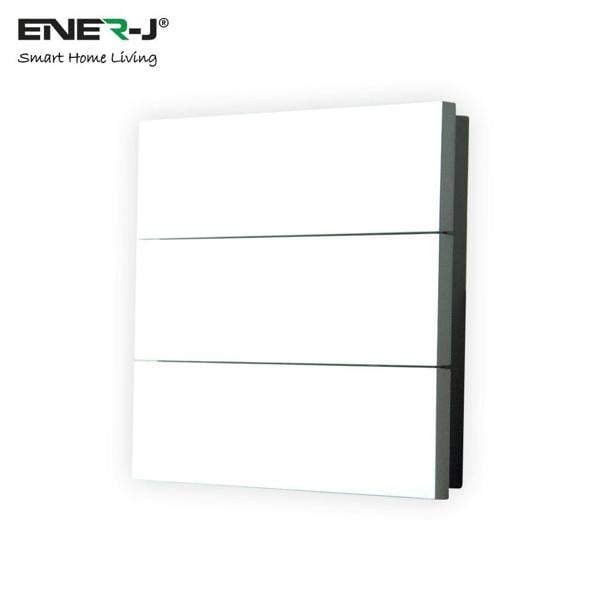ENER-J 6 Gang Wireless Kinetic Switch White Body, IP55 - PRO Series