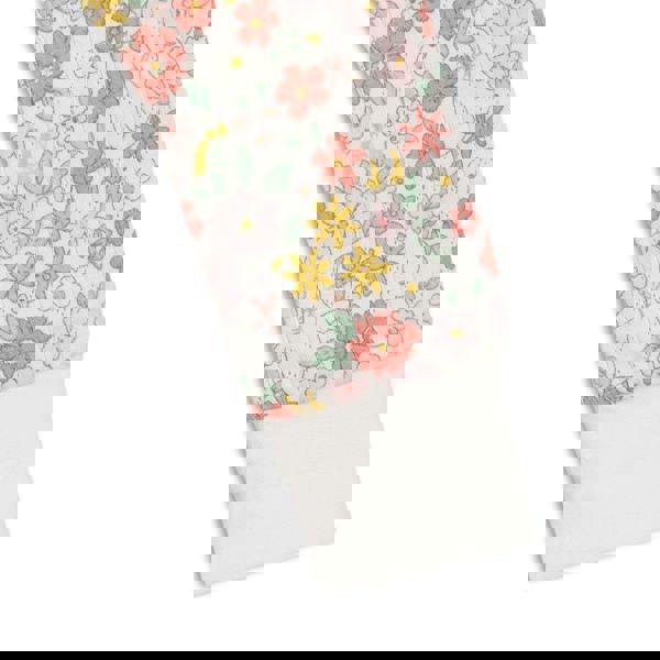 Mini Cuddles Baby Girls 3pk Floral Printed & Solid Leggings, Multicolour