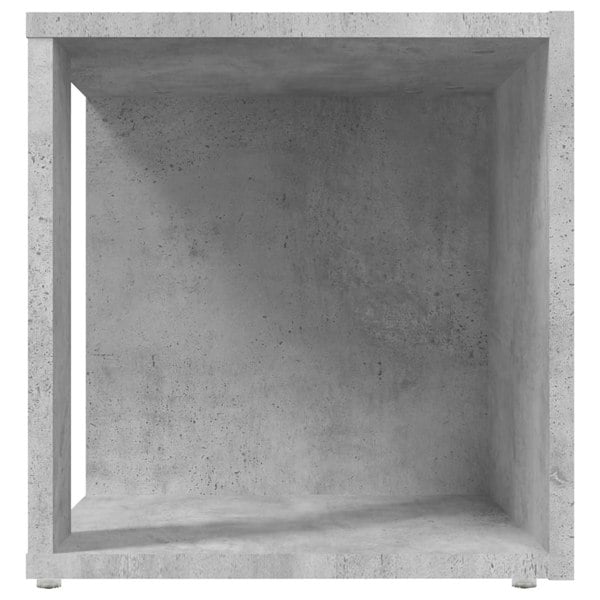 Berkfield Side Table Concrete Grey 33x33x34.5 cm Engineered Wood